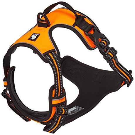 Chai's Choice Best Outdoor Adventure Dog Harness (X-Large, Orange)