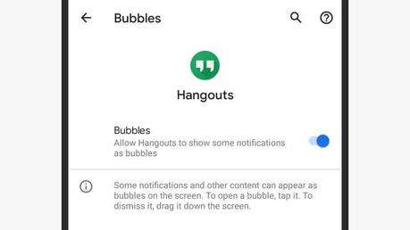 Bubbles by default