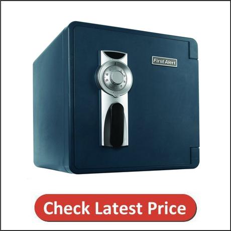 First Alert 2092F Waterproof and Fire-Resistant Combination Safe