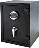 AmazonBasics Fire Resistant Box Safe with Keypad, 1.24 Cubic Feet