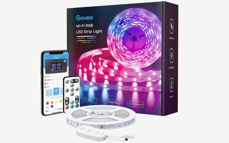 Add a voice-controlled LED light strip to your home for $19