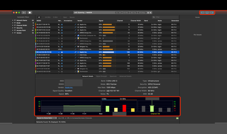 check WiFi with WiFi Explorer