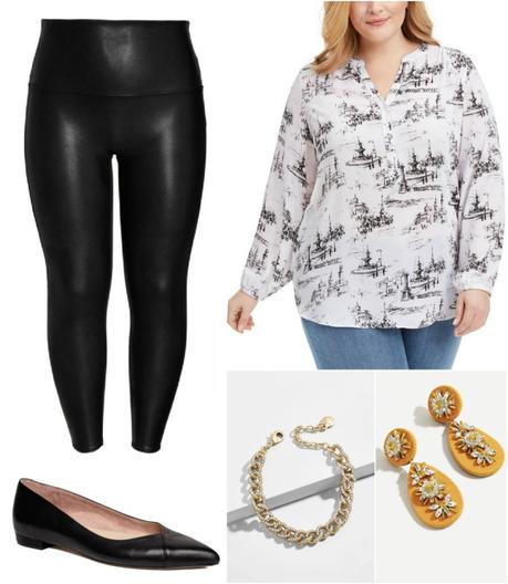 How to Style Faux Leather Leggings