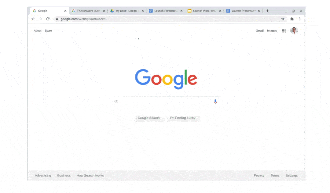chrome preview tabs