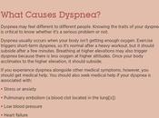Dyspnea Symptoms, Causes Treatment