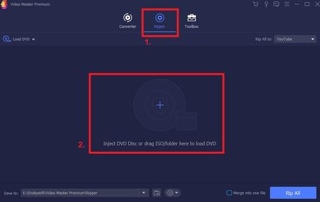 convert to youtube vmp interface