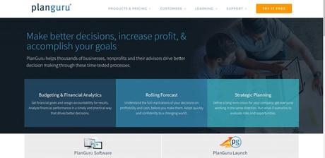 PlanGuru business budgeting and planning software