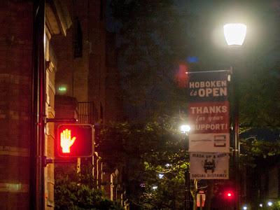 Washington Street at Night [Hoboken]