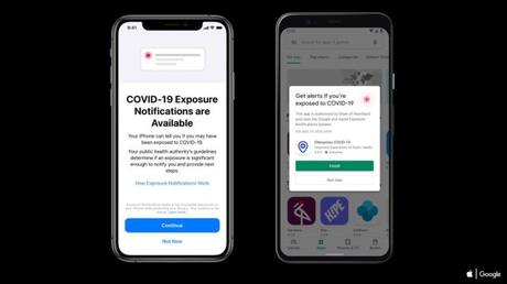 Apple and Google make COVID-19 exposure notifications available without an app Apple and Google make COVID-19 exposure notifications available without an app