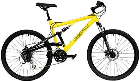 Gravity 2020 FSX 1.0 Dual Full Suspension Mountain Bike with Disc Brakes Aluminum Frame