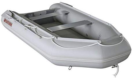 Saturn 12 ft Red Inflatable Sport Motor Boat Dinghy Raft Tender (Light Grey)