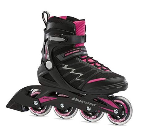 Rollerblade Bladerunner Advantage Pro XT Women's Adult Fitness Inline Skate, Black and Pink, Inline Skates