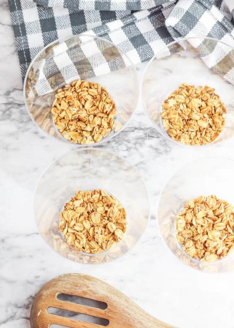 Pumpkin Yogurt Parfaits with Homemade Granola