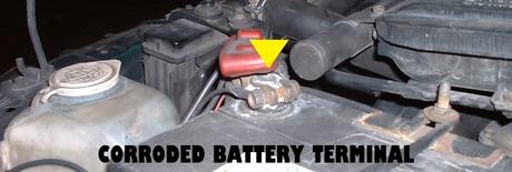 corroded battery terminal