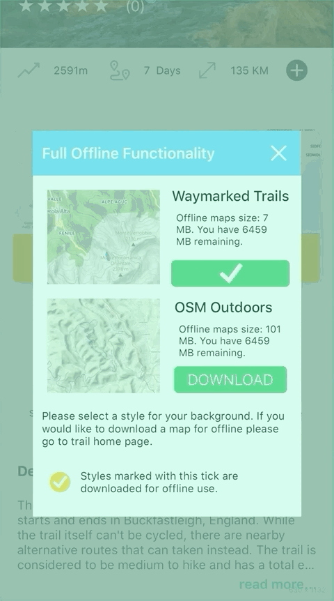 Offline Maps on Hiiker Offline Maps on Hiiker