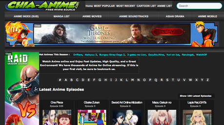 anime streaming sites chia anime