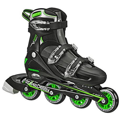 Roller Derby Men's V-Tech 500 Button Adjustable Inline Skate