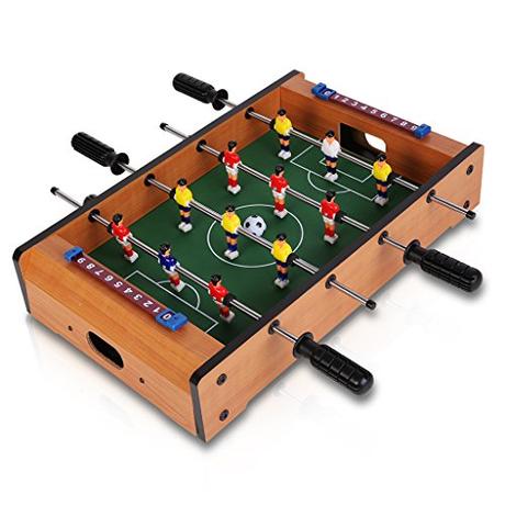 Virhuck Mini Table Top Foosball 20 Inches Soccer Game Table 20.08 12.20 4.13 Inches Indoor & Outdoor Soccer Game Kids Toy