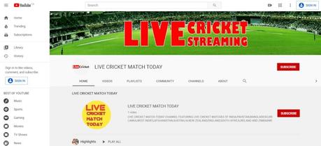 live cricket streaming