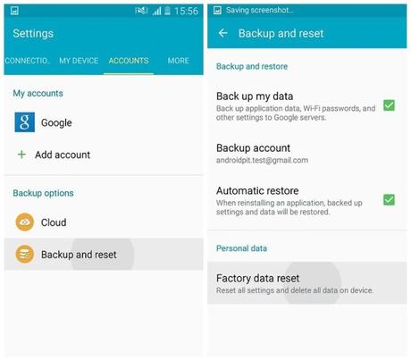 How to factory reset the Galaxy Note 4 for better performance