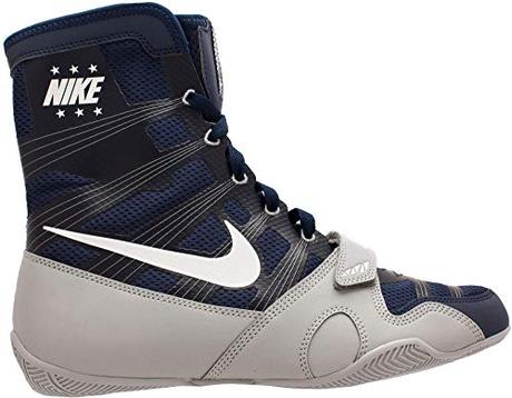 Nike HyperKO Boxing Shoes (Navy/Grey, 7 M US)