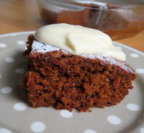 Small Batch Gingerbread Cake with a Lemon Cream