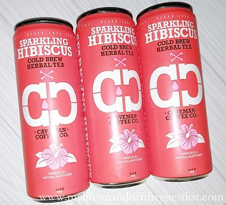 Must Drink: Caveman Coffee Sparkling Hibiscus Cold Brew Herbal Tea