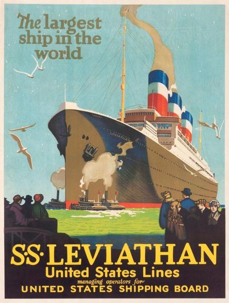 History of Vessels Travel Ads 1890-1930