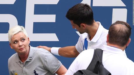 Djokovic defaulted from US Open after striking line judge with ball