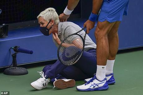 Novak Djokovic disqualified !  .. .. and his fans act mercilessly insane !!