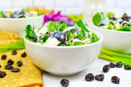 Superfood Salad with Healthy Ranch Dressing