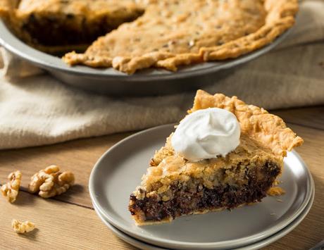 Walnut and Chocolate Pie