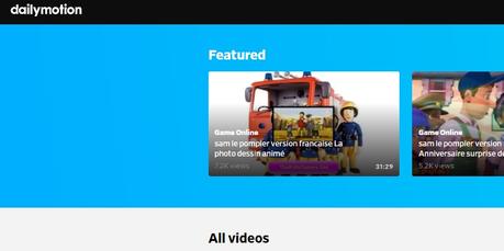 dailymotiongames interface