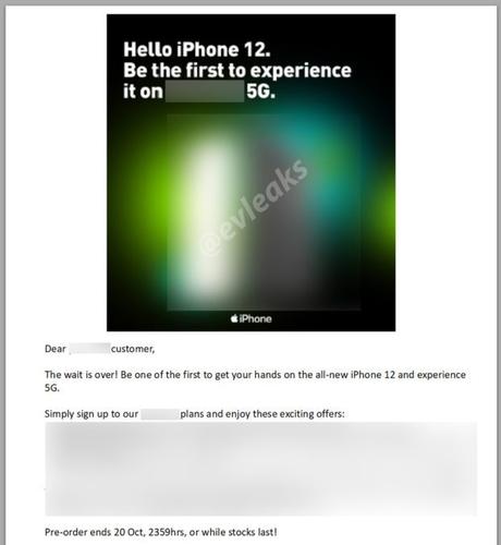 Carrier leak suggests iPhone 12 release in late October with 5G Carrier leak suggests iPhone 12 release in late October with 5G