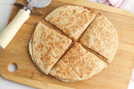 Thanksgiving Inspired Cheese Quesadilla (Kid-Friendly)