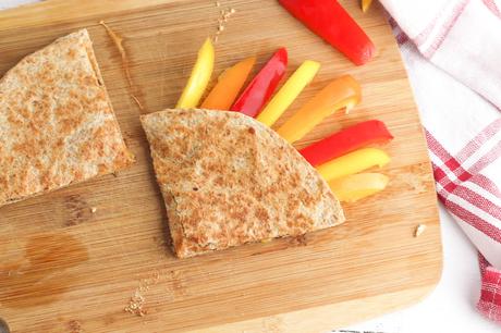 Thanksgiving Inspired Cheese Quesadilla (Kid-Friendly)