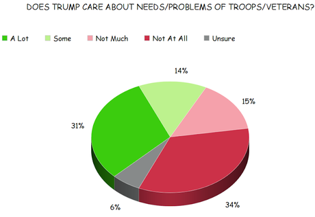 Voters Say Biden Cares More For Troops/Veterans Than Trump