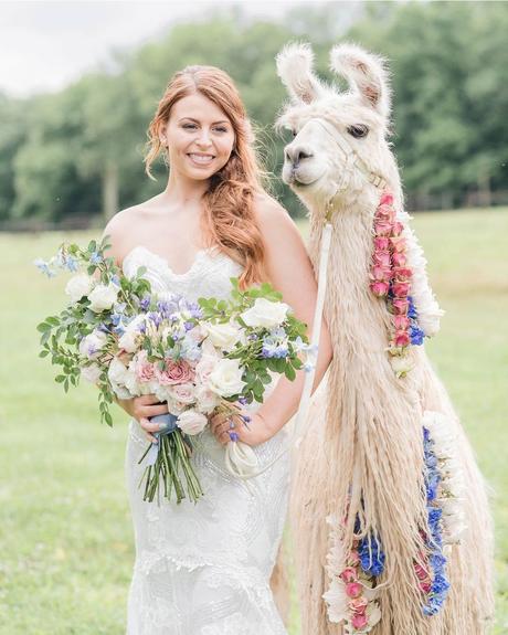 spring wedding colors lama bride