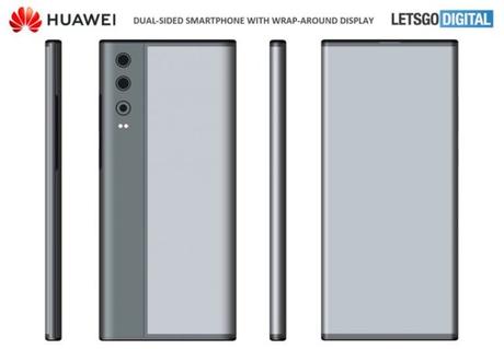 Patents hint at future Huawei phone with wrap-around display Patents hint at future Huawei phone with wrap-around display