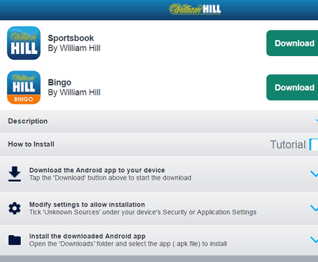 Mobile Betting Android App – William Hill Review