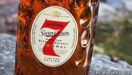 Seagram's 7 Crown American Blended Whiskey Label