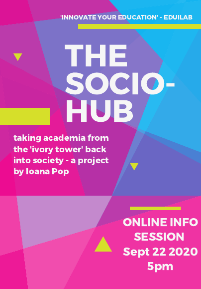Looking for participants in the Socio-Hub project

 This is a...