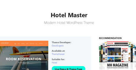 Booking WordPress Themes 