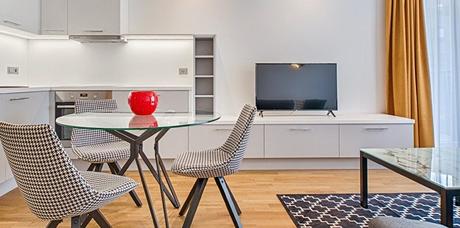 small tv in a living room