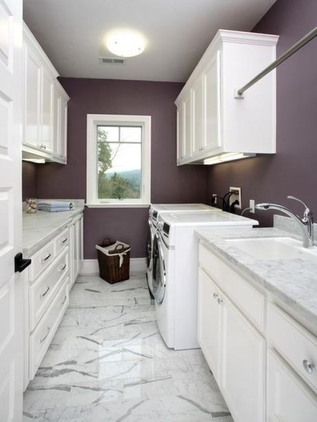 Cute Small Laundry Room Ideas - Make It White - Harptimes.com