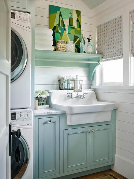 Simple Small Laundry Room Ideas - Add The Touch of Art - Harptimes.com