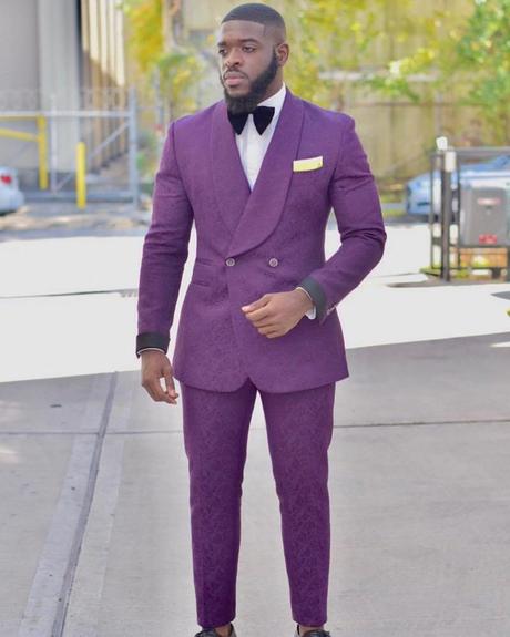 lavender wedding colors groom attire