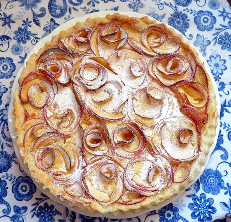 Apple & Cardamom Custard Tart