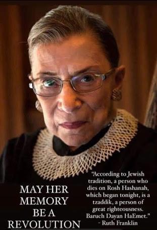 RBG--Thank You and Hoping You Are Already Resting in Peace RBG--Thank You and Hoping You Are Already Resting in Peace
