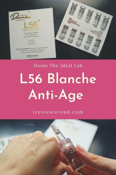 Stay Hydrated with Dione The Ideal Lab, L56 Blanche Anti-Age
